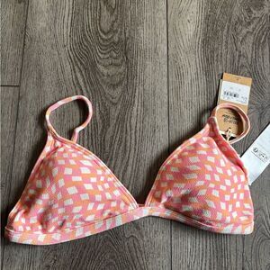 Billabong island song Ceci triangle multicolor bikini top